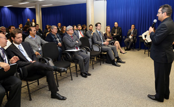 O presidente do TCEMG fez a abertura do evento